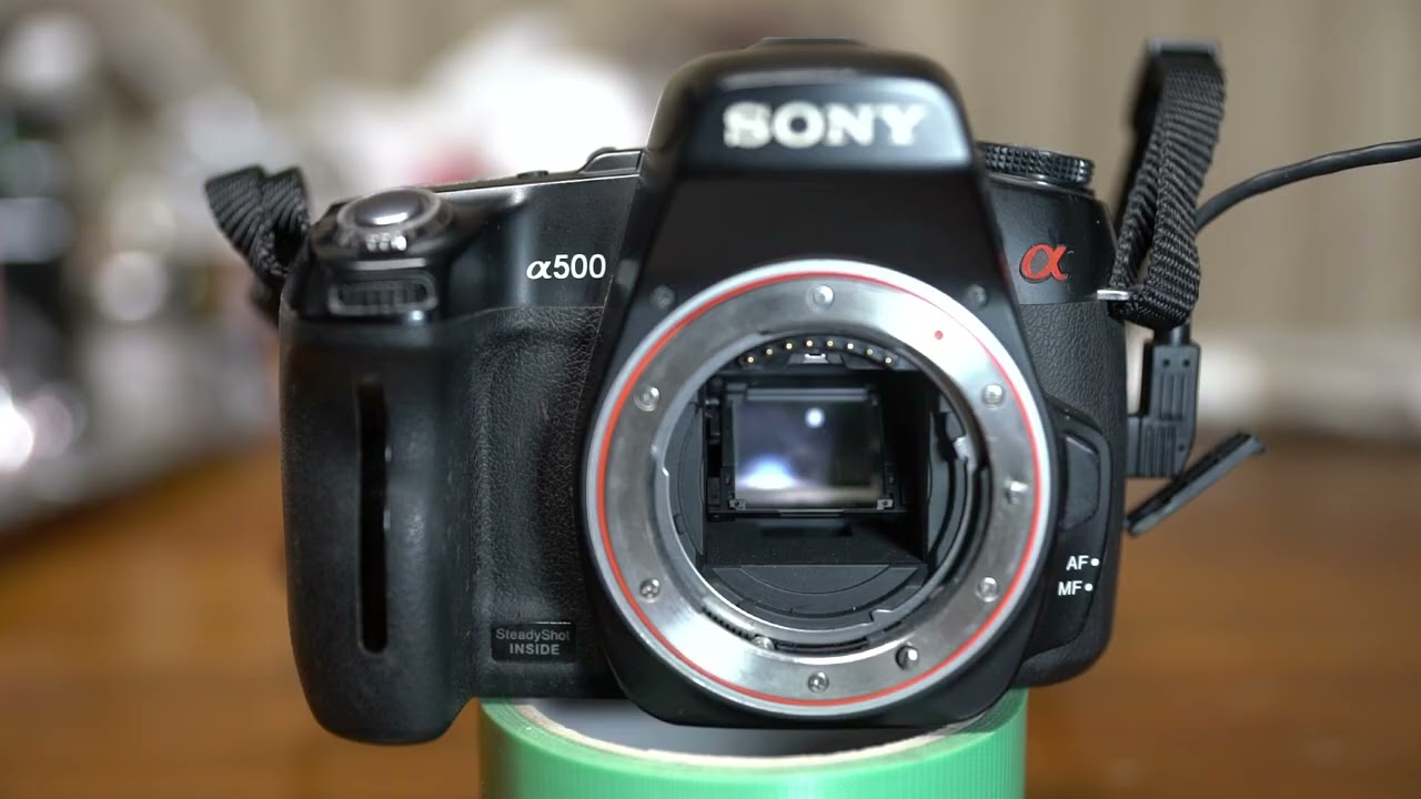 SONY DSLR-A500のシャッター音（レンズ無）