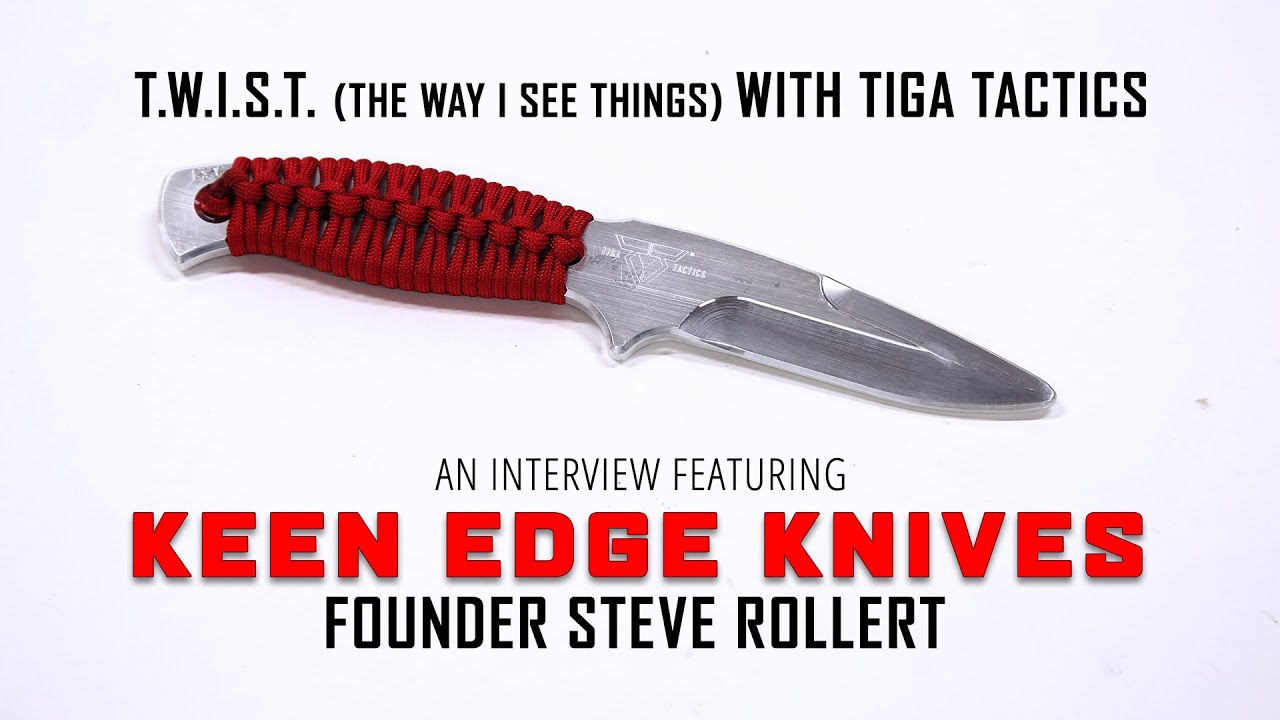 Interview with Keen Edge Knives bladesmith Steve Rollert on training and the truth about stabbings