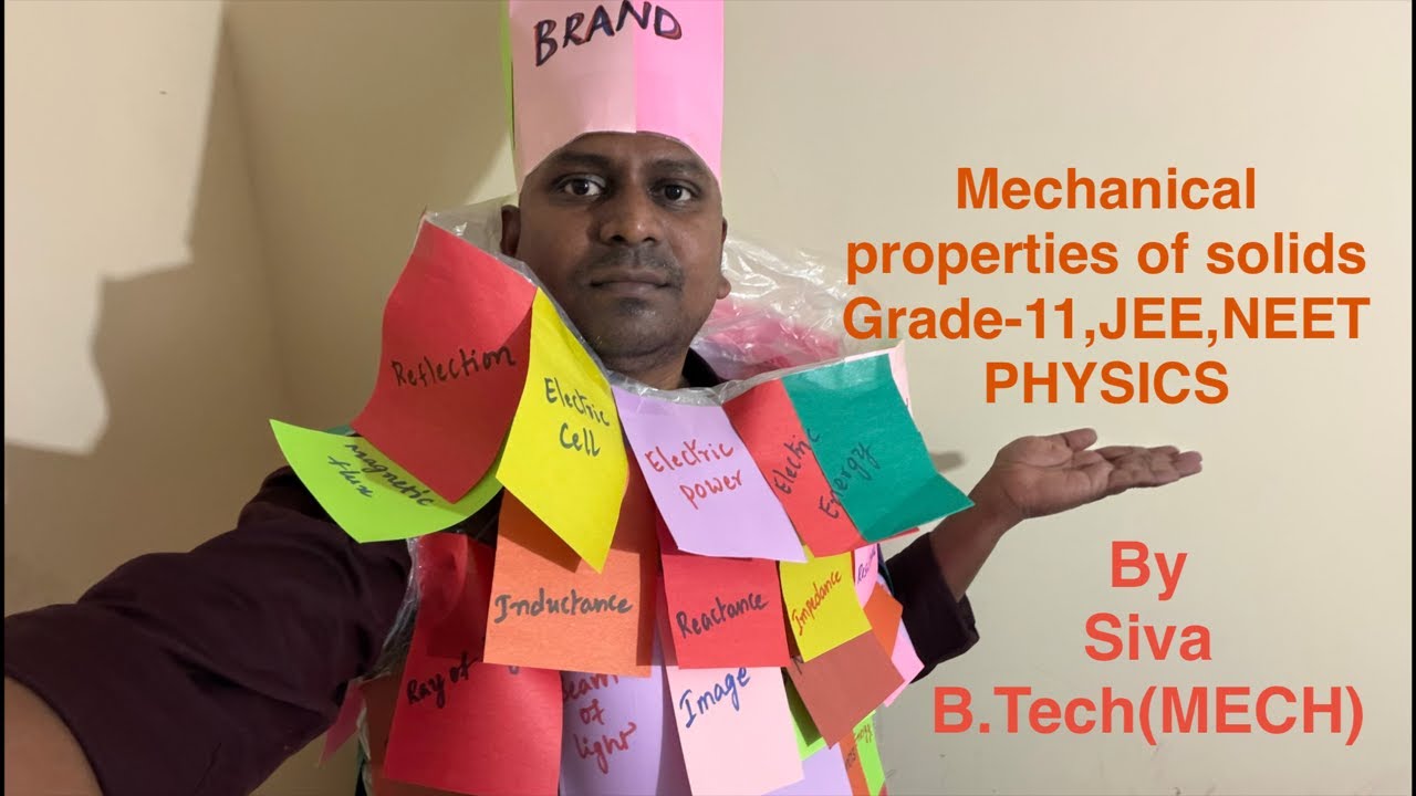 Mechanical properties of solids/JEE/NEET/Grade-11/Physics