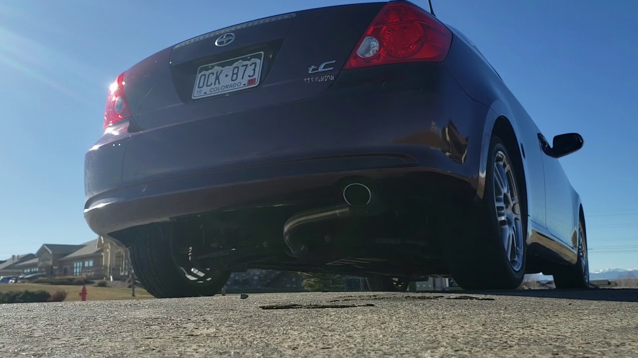 2007 scion tc muffler delete