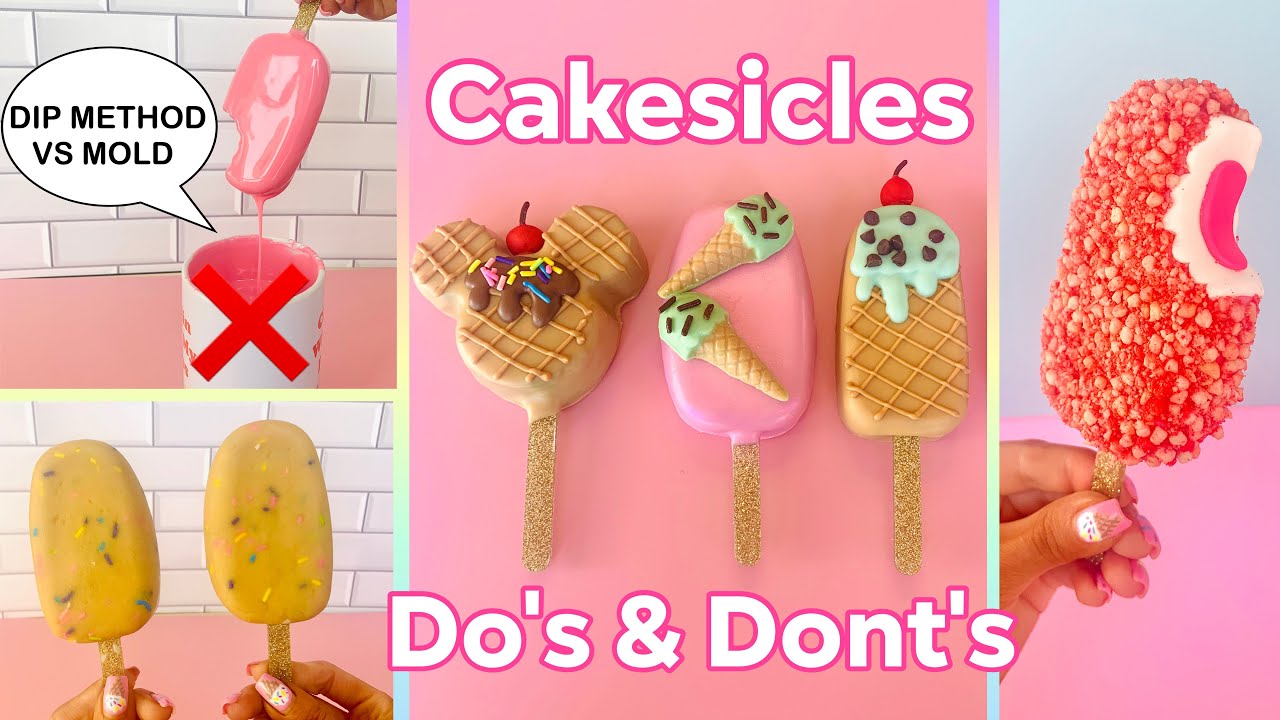 Dip Method vs Mold Method | How to make Perfect Cakesicles