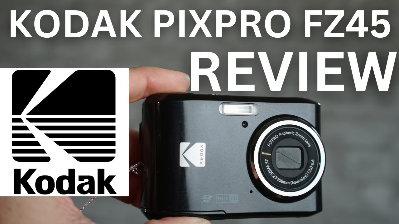Обзор цифровой камеры Kodak Pixpro FZ45 2025 года + Обзор настроек и меню DIGICAM + Примеры снимков