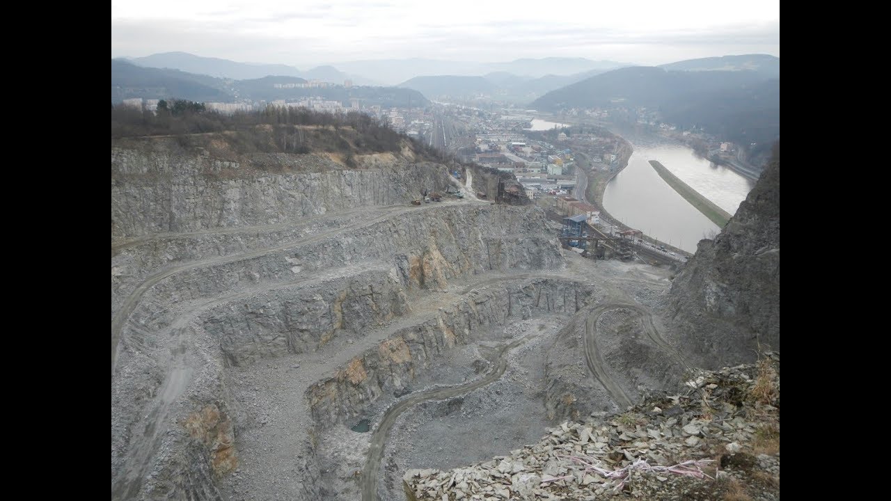 Mariánská skála v Ústí nad Labem (31.1. 2018)