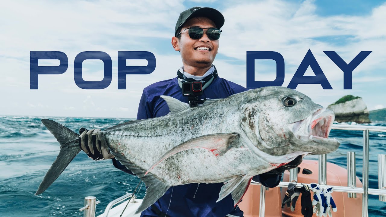 INSANE 40kg GT on Popping! Epic Fishing Trip Around Nusa Penida, Bali