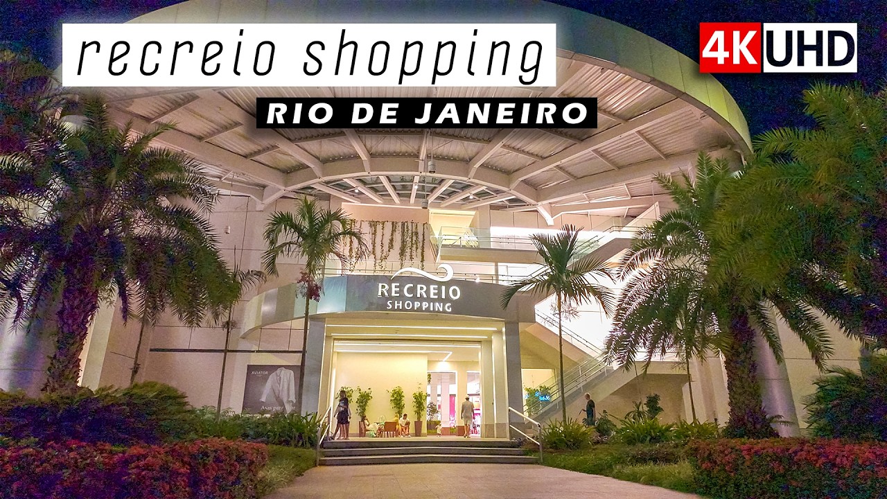 🇧🇷 Recreio Shopping Mall &mdash; Rio de Janeiro, Brazil &mdash; Walking Tour 【 4K UHD 】