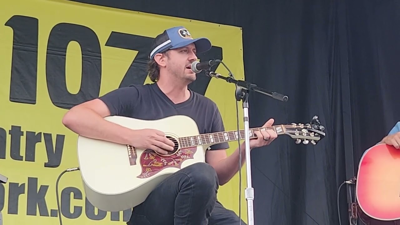 Drew Baldridge - Tough People acoustic Froggy 107.7 guitar pull 7/22/2024 York State Fair PA 11/16