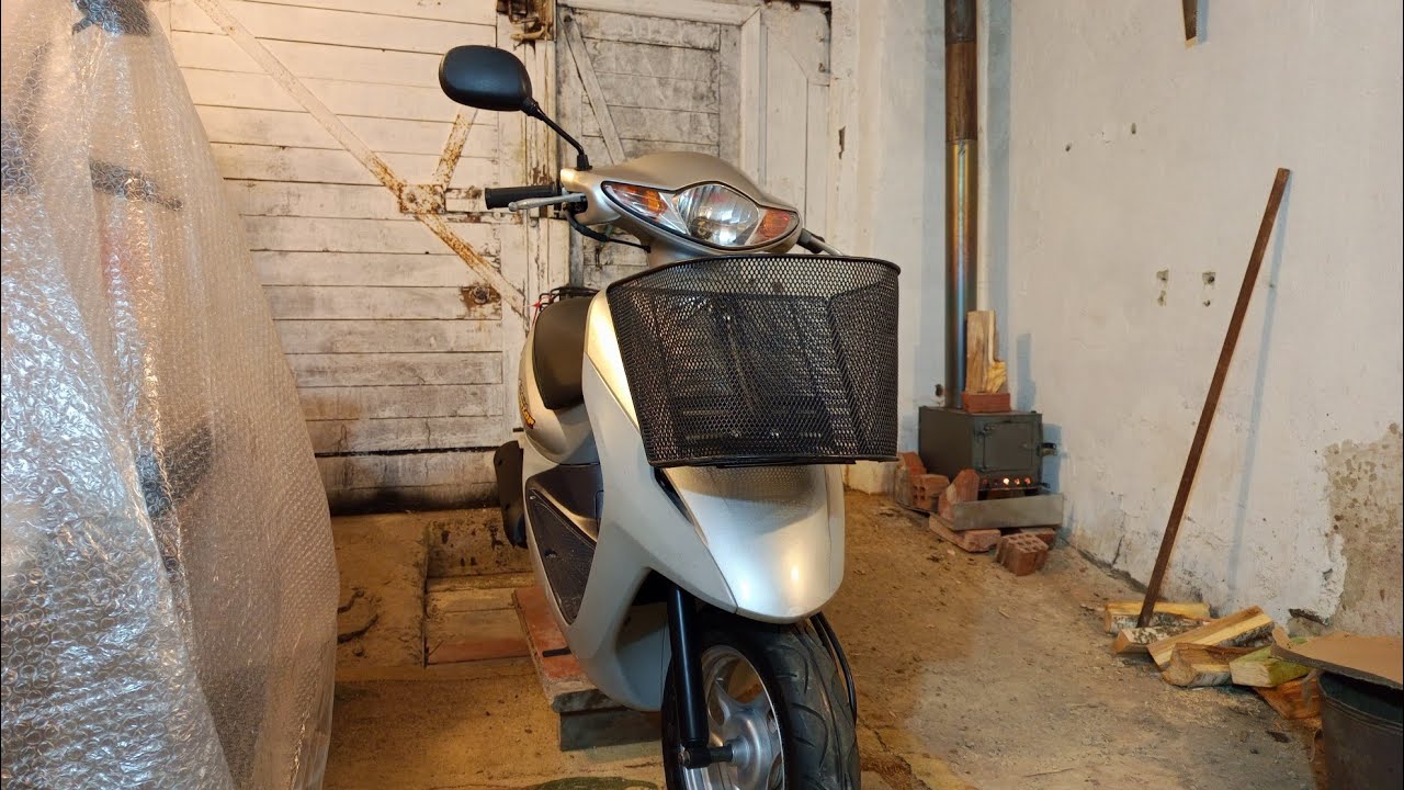 Замена масла, скутер honda dio af 56.