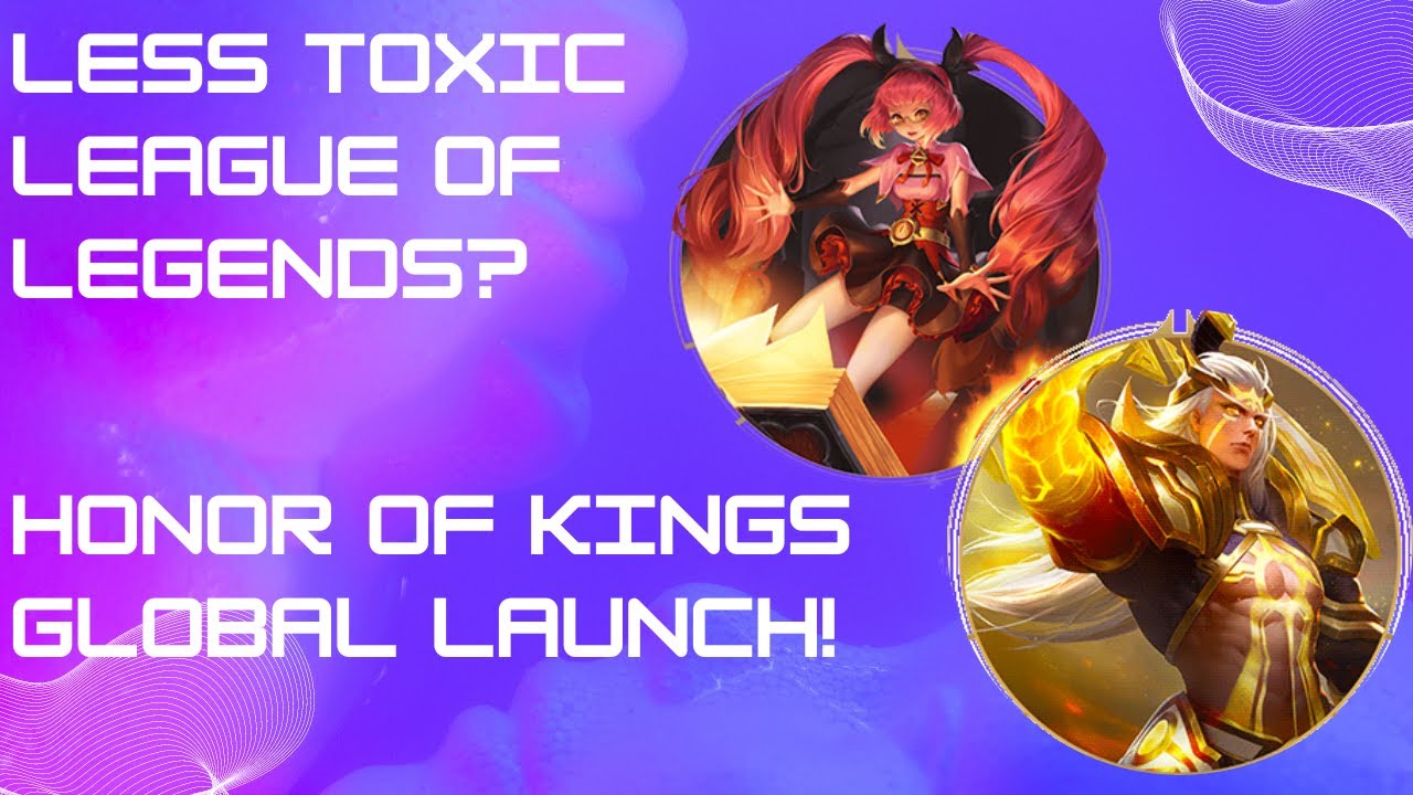 LESS TOXIC LEAGUE OF LEGENDS?! New Honor of Kings Global Launch -  Angela and Hou Yi Gameplay!