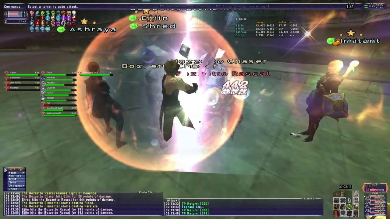 FFXI - VD Tonberry Ambu - 5-box Melee Method - Full Fight Breakdown