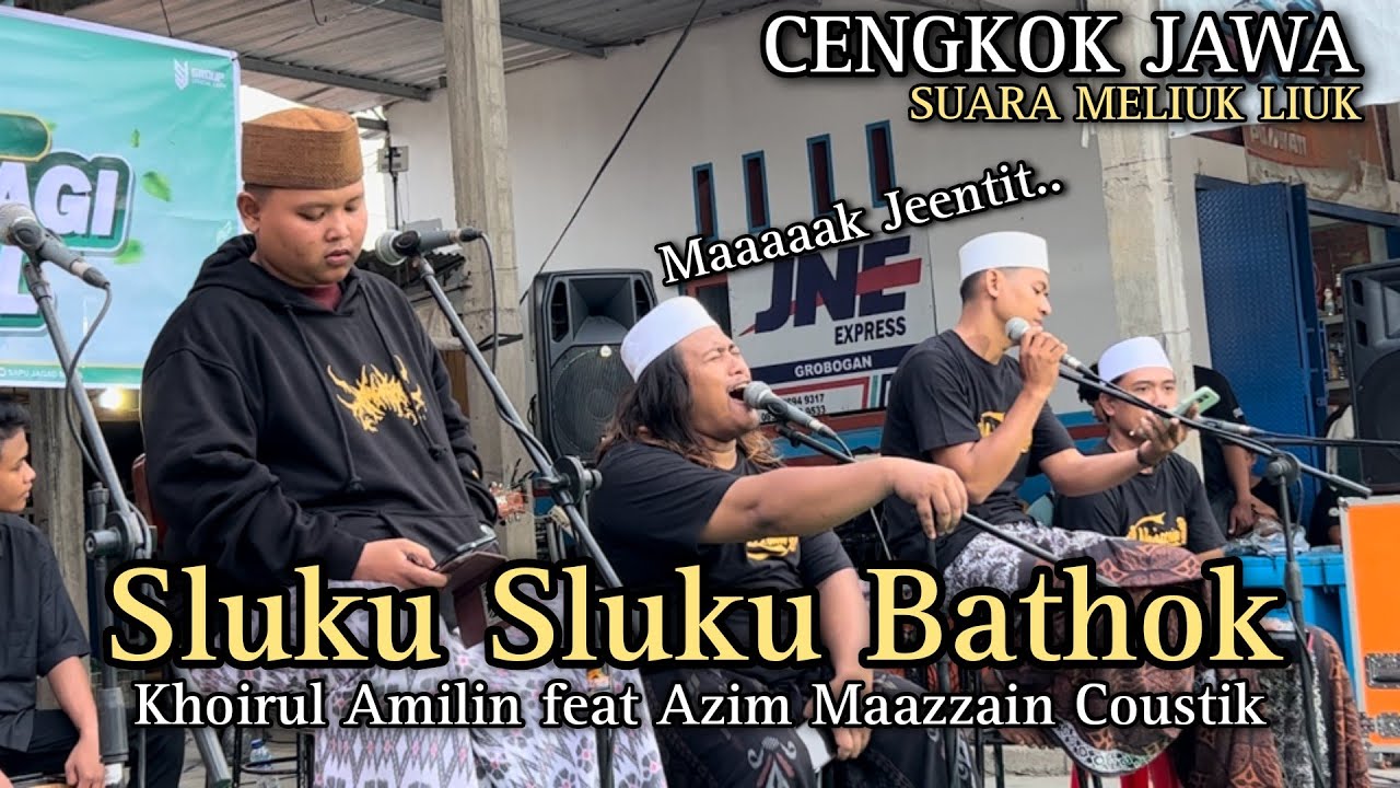 Maaaaak Jeentit!! Sluku Sluku Bathok versi Akustik | Khoirul Amilin feat Azim Maazzain Coustik