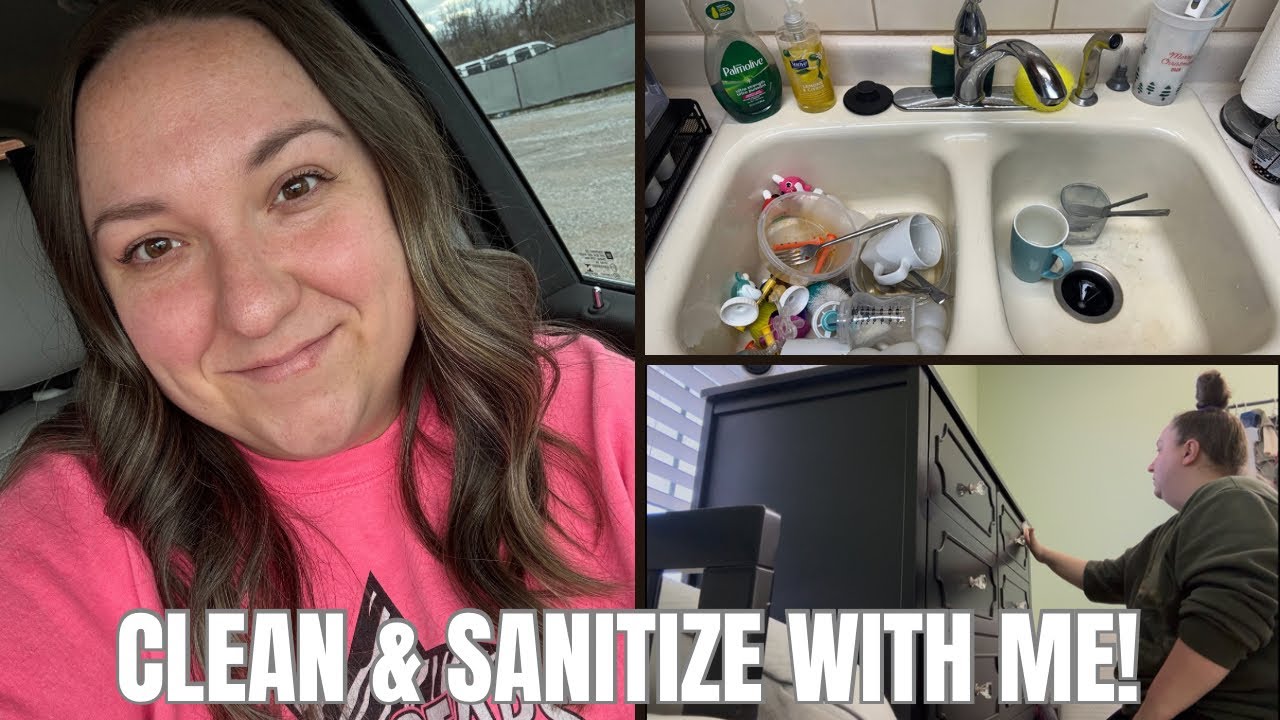 Clean with me after having a stomach bug! 