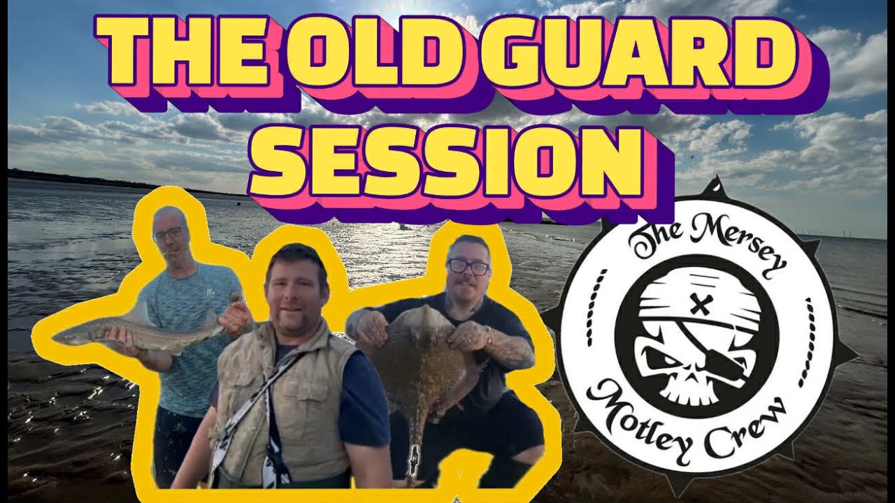 Smoothhound Fishing with the Old Guard #merseymotleycrew  #smoothhounds #rayfishing