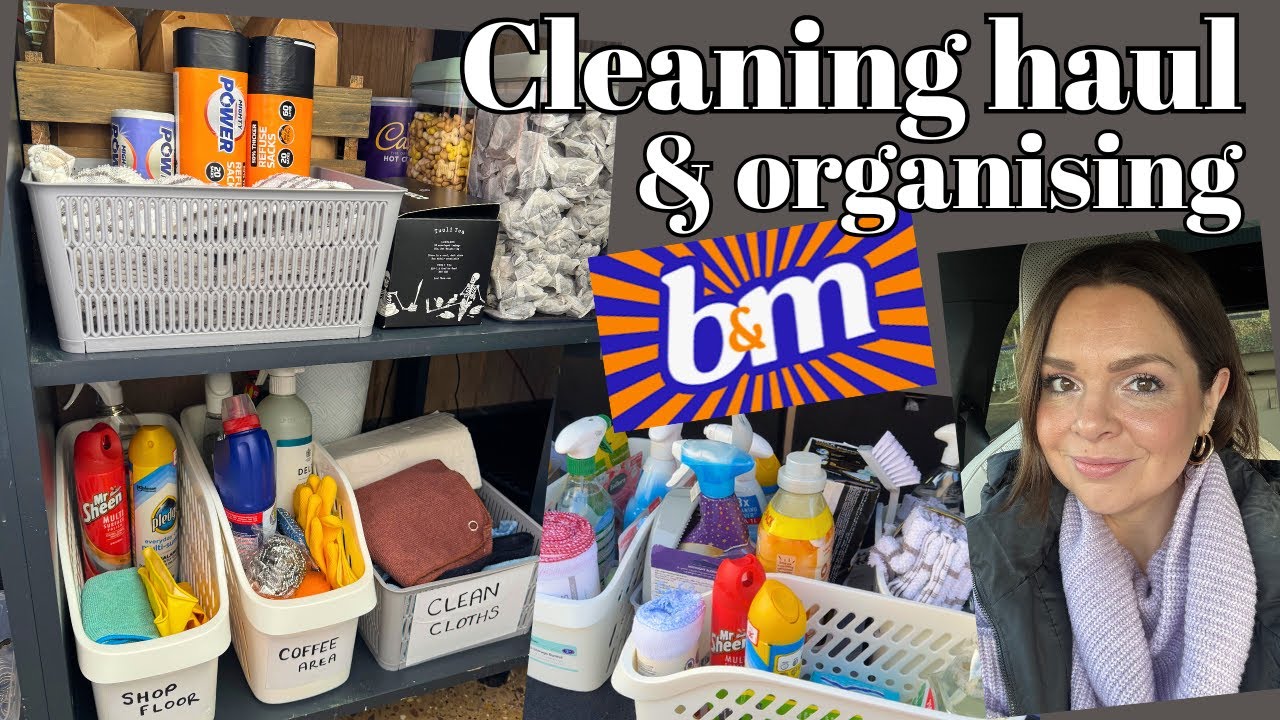 B&M CLEANING & ORGANISING HAUL // COME SHOP WITH ME