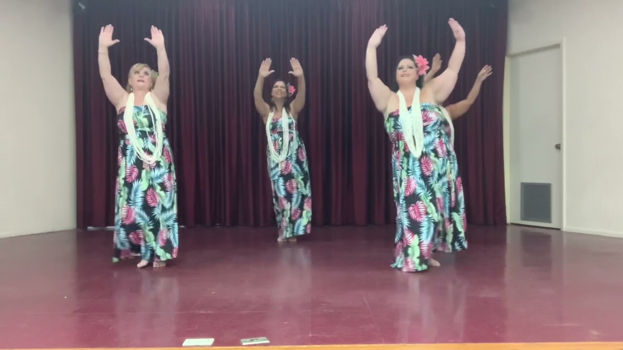 White Sandy Beach Brevard Hawaiian Dancers Gourd Society Performance