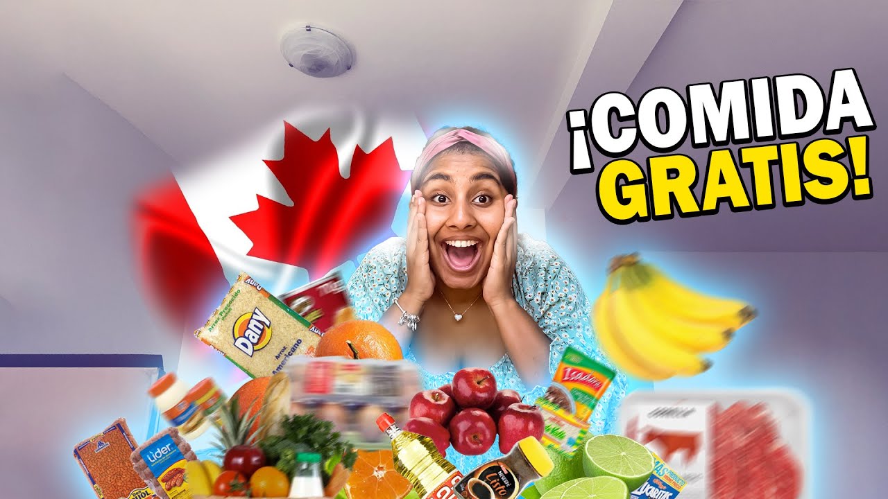 Así es un BANCO DE COMIDA GRATIS en CANADÁ