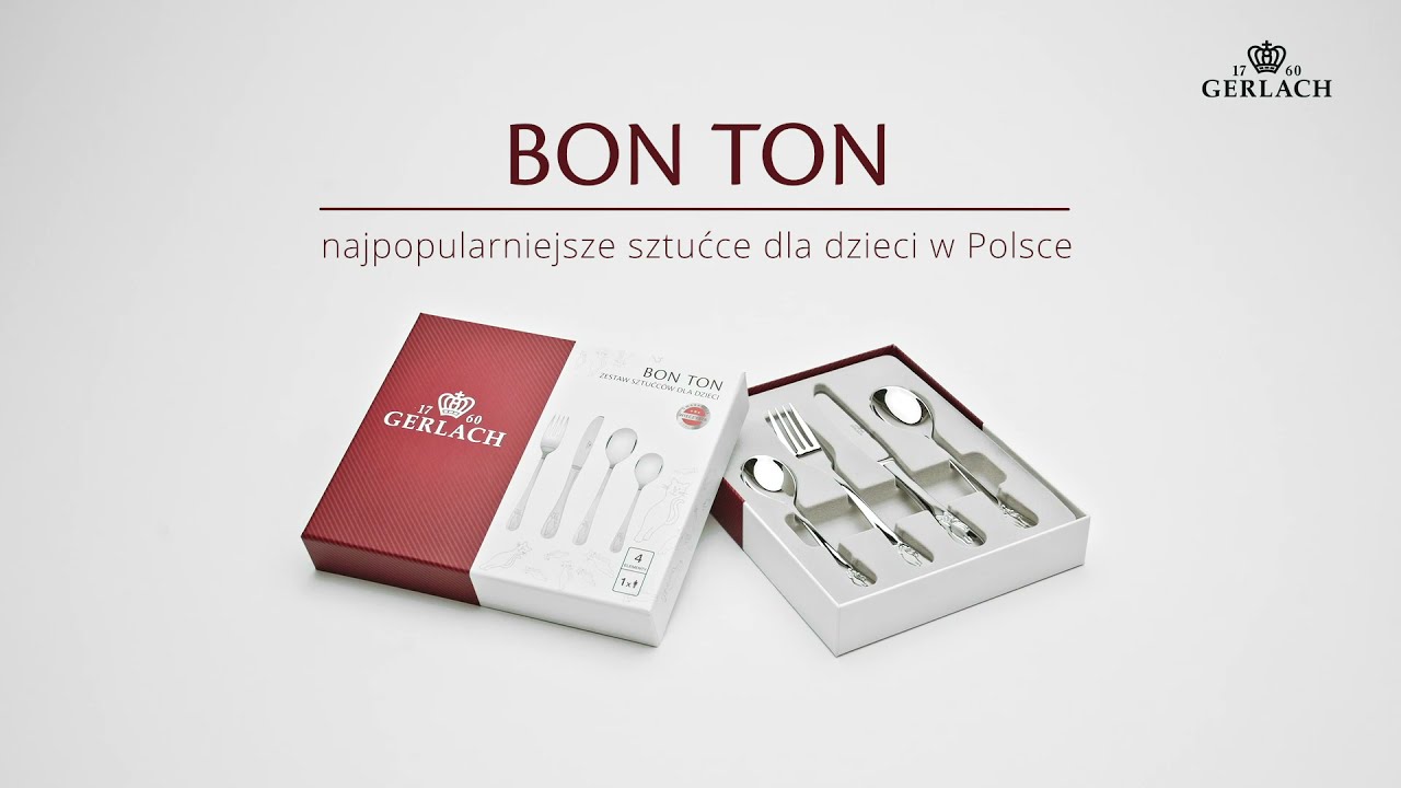Sztućce dla dzieci BON TON KOTKI  Gerlach