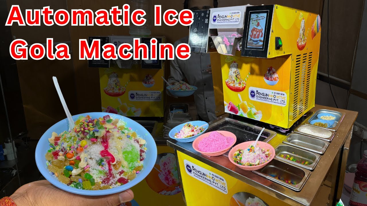 Automatic Gola Machine || Ice snow or Ice slush Maker fully automatic