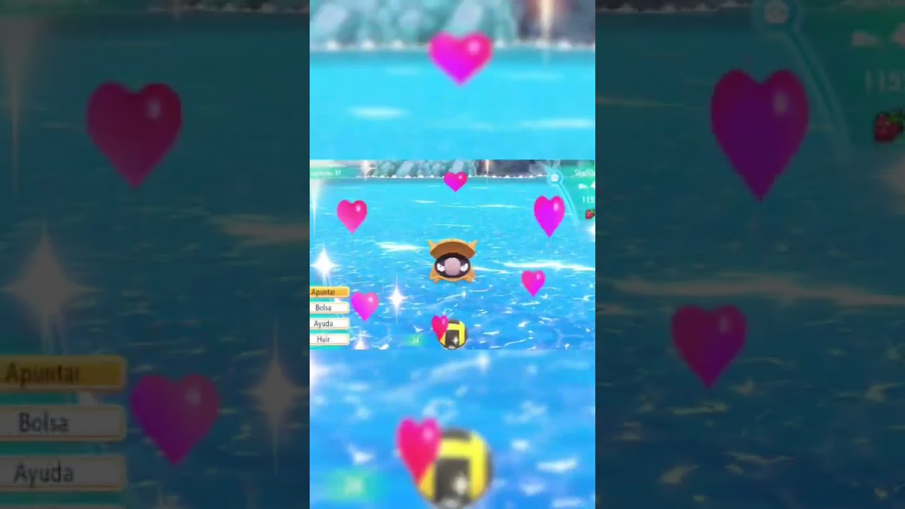 Shellder Shiny - Pokemon Lest Go Pikachu