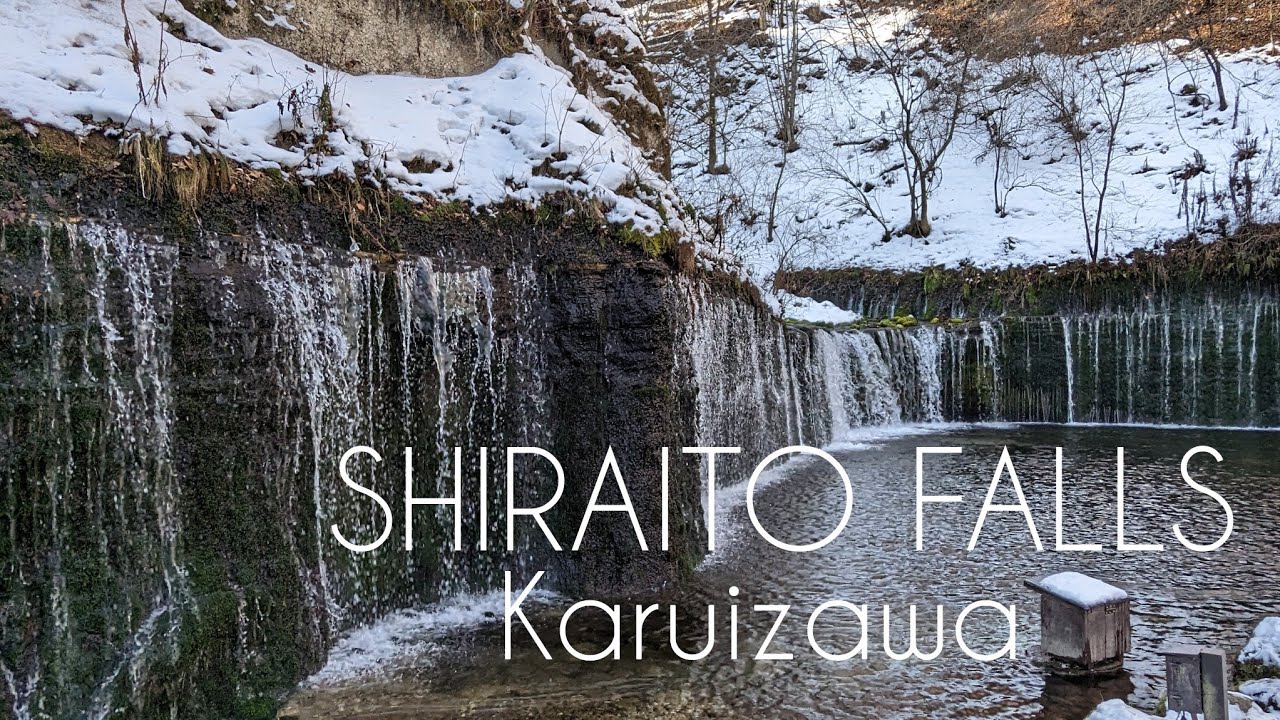 SHIRAITO FALLS, KARUIZAWA. Winter glory! [4K]
