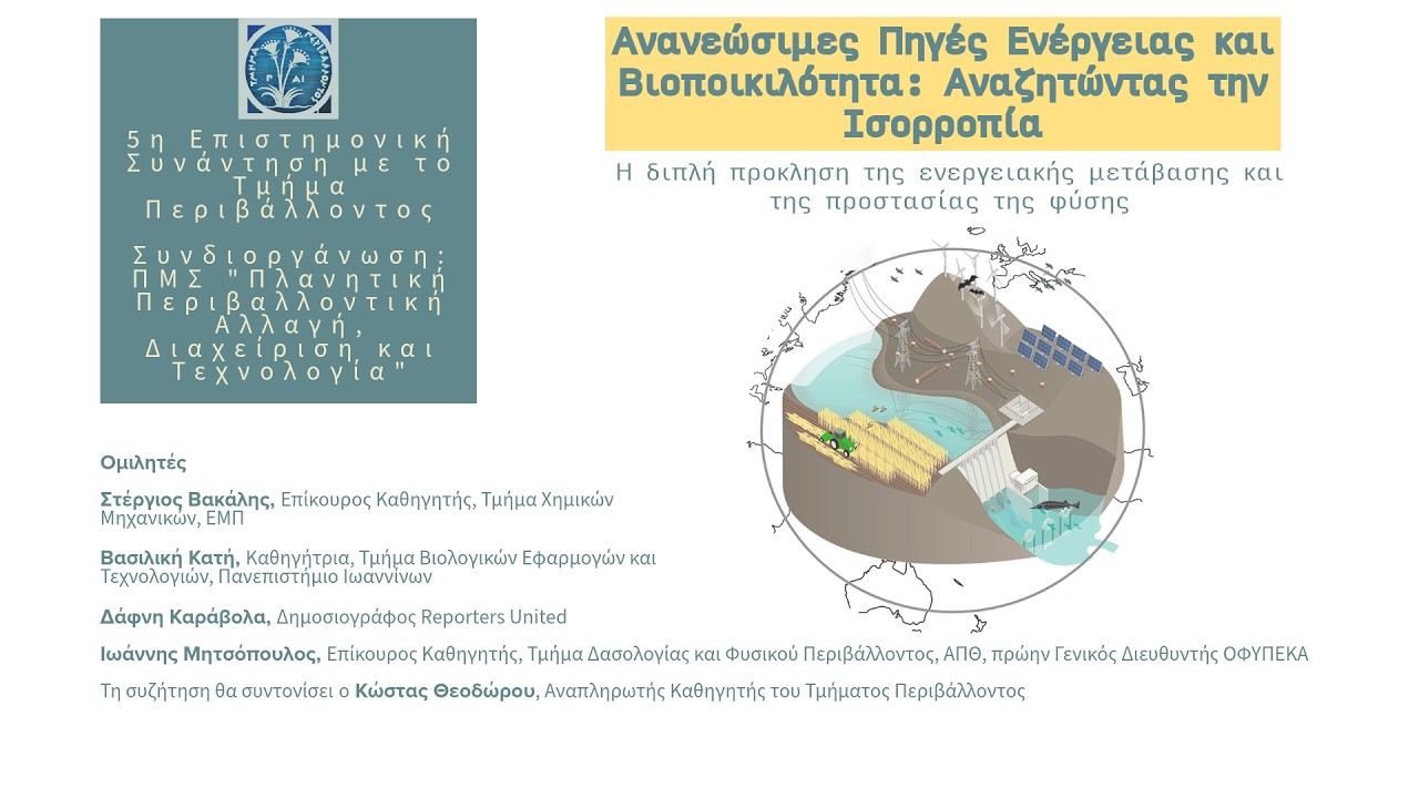 Ανανεώσιμες Πηγές Ενέργειας και Βιοποικιλότητα: Αναζητώντας την Ισορροπία.