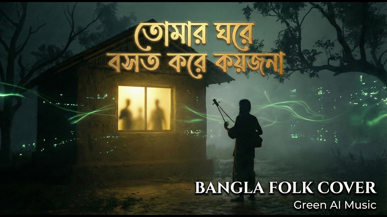 Tomar Ghore Bosot Kore Koyjona | Baul | AI Cover | Green AI Music