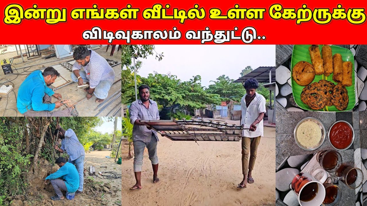 இன்று எங்கள் வீட்டில் உள்ள கேற்ருக்கு விடிவுகாலம் வந்துட்டு..😀😀/SSV VLOG/jaffna vlog/😀😀