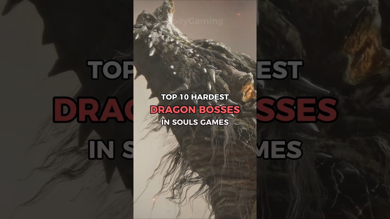 Top 10 Hardest DRAGON BOSSES in Souls Games