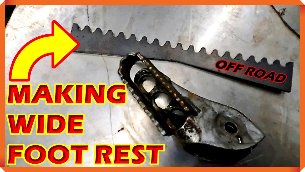 Easy Way To Make Wide Foot Rest