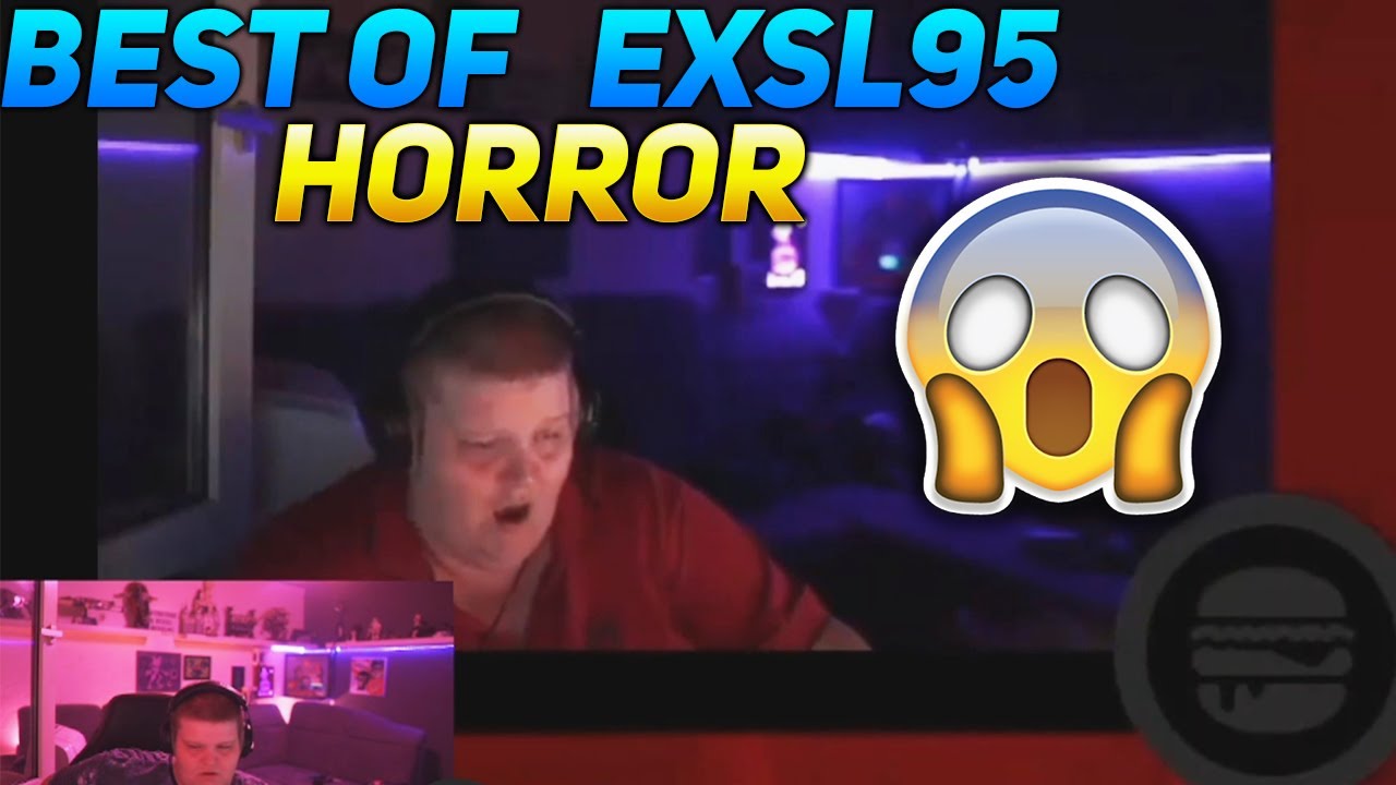 Exsl95 erschreckt sich EXTREM 😱 Exsl95 Best Of Horror by Sticky | Exsl95 Twitch Clips