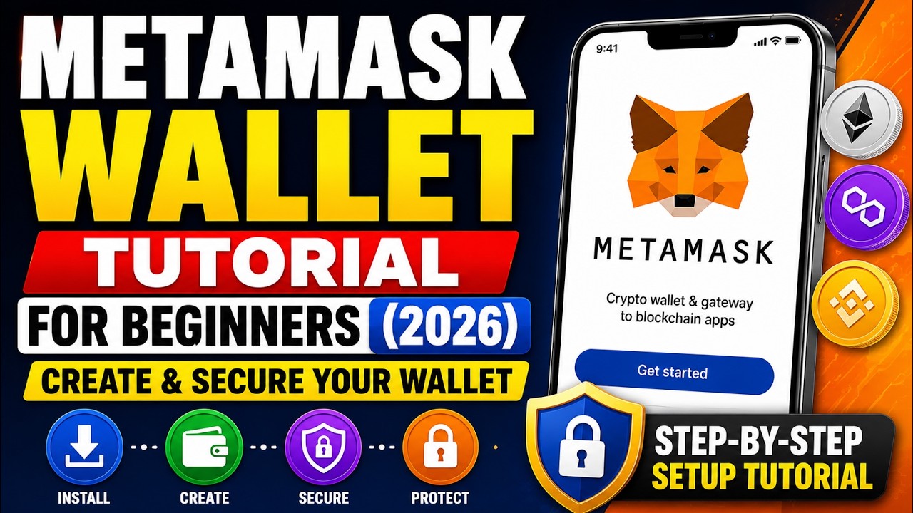 How To Create A MetaMask Wallet (2026 Beginner Guide) 🔥 Safe Setup Tutorial