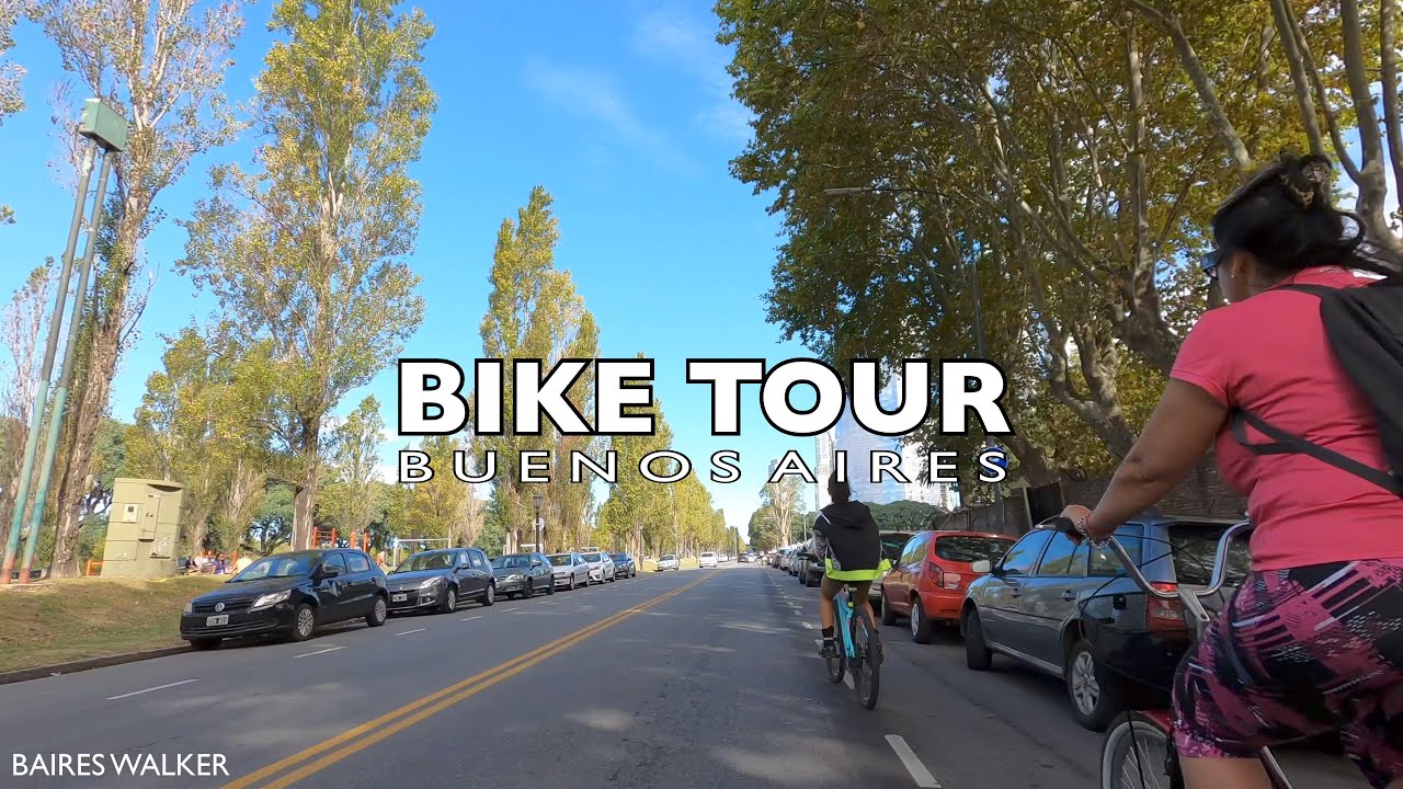 [4K] Buenos Aires Bike Tour - Recorrido en Bicicleta (Paseo del Bajo / Puerto Madero)  Buenos Aires