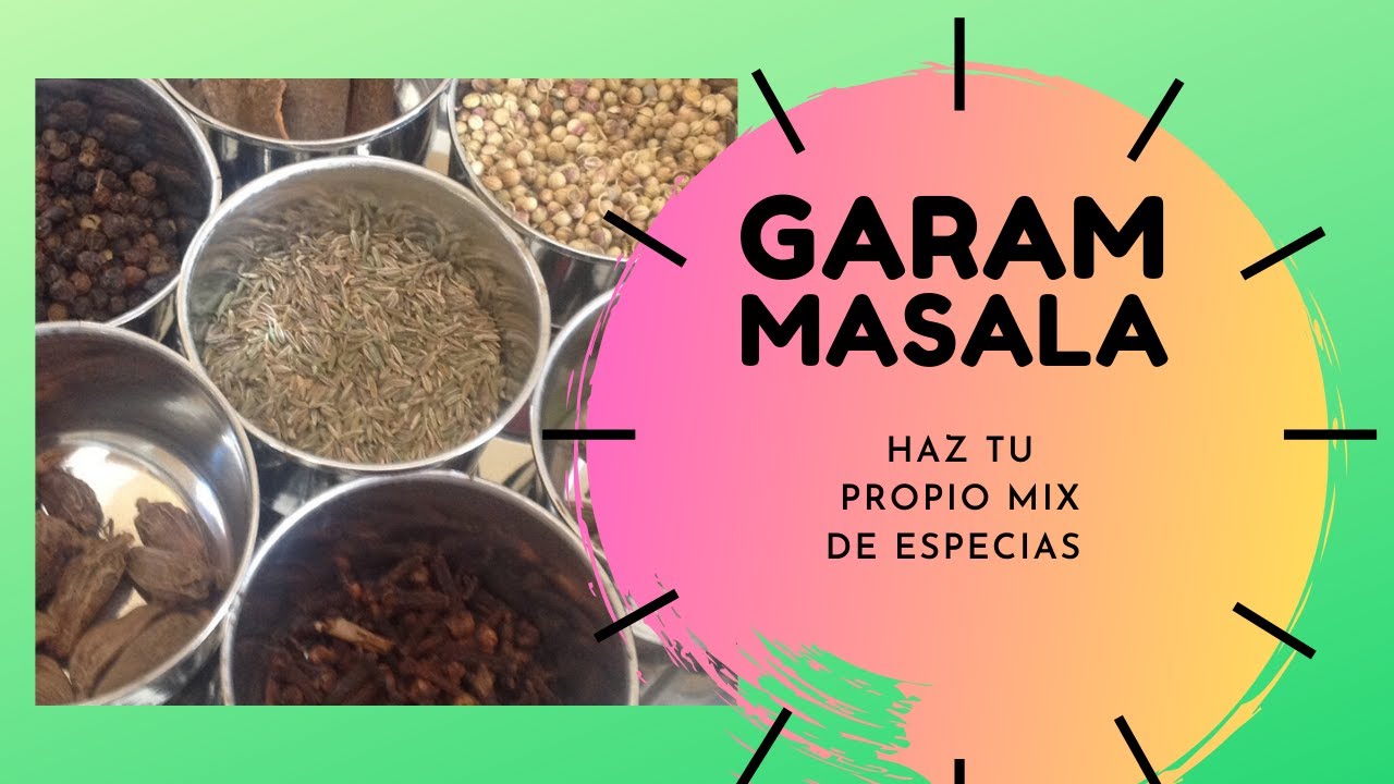 Garam masala  condimento mas usado en Pakistan e India !  facil y economico