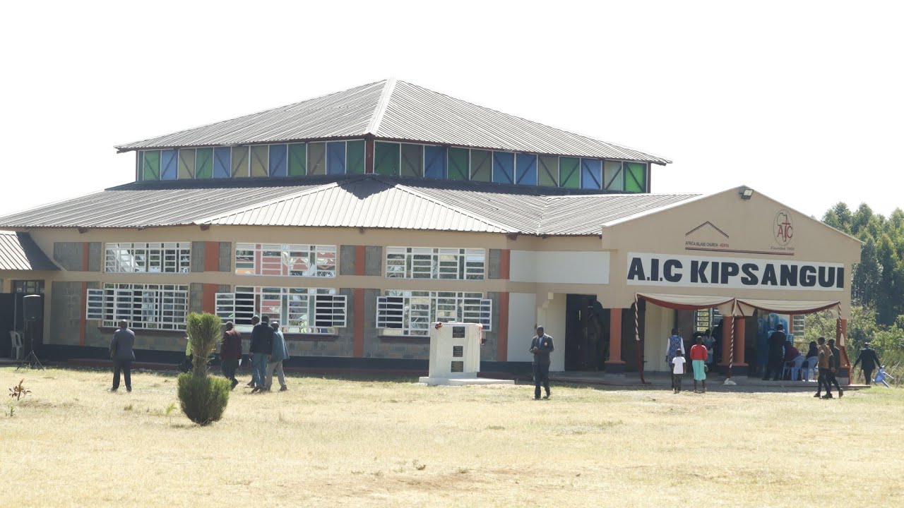 Aic Kipsangui Grand opening. By Bishop Luka Maiyo.