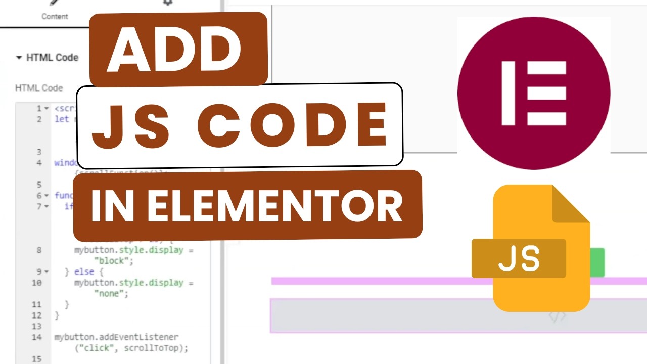 Как добавить JS-код в Elementor | ЛЕГКОЕ руководство