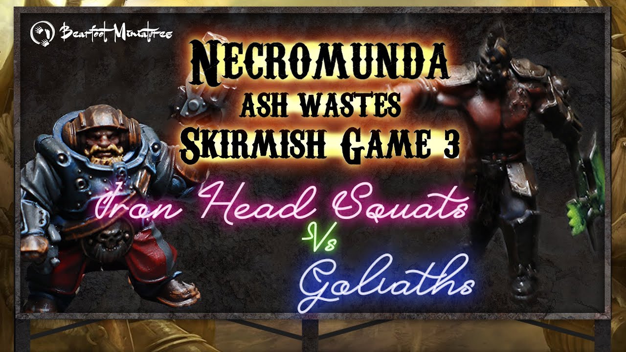 Goliaths Vs Iron Head Prospectors - Goliaths in the Mist - Squats Necromunda Battle Rep - Ash Wastes