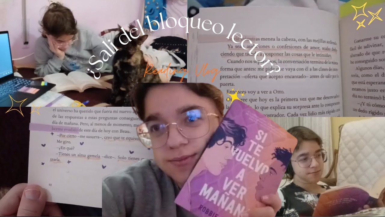 Acompañame a SALIR del BLOQUEO LECTOR / reading vlog de Si te vuelvo a ver mañana✨🏳‍🌈