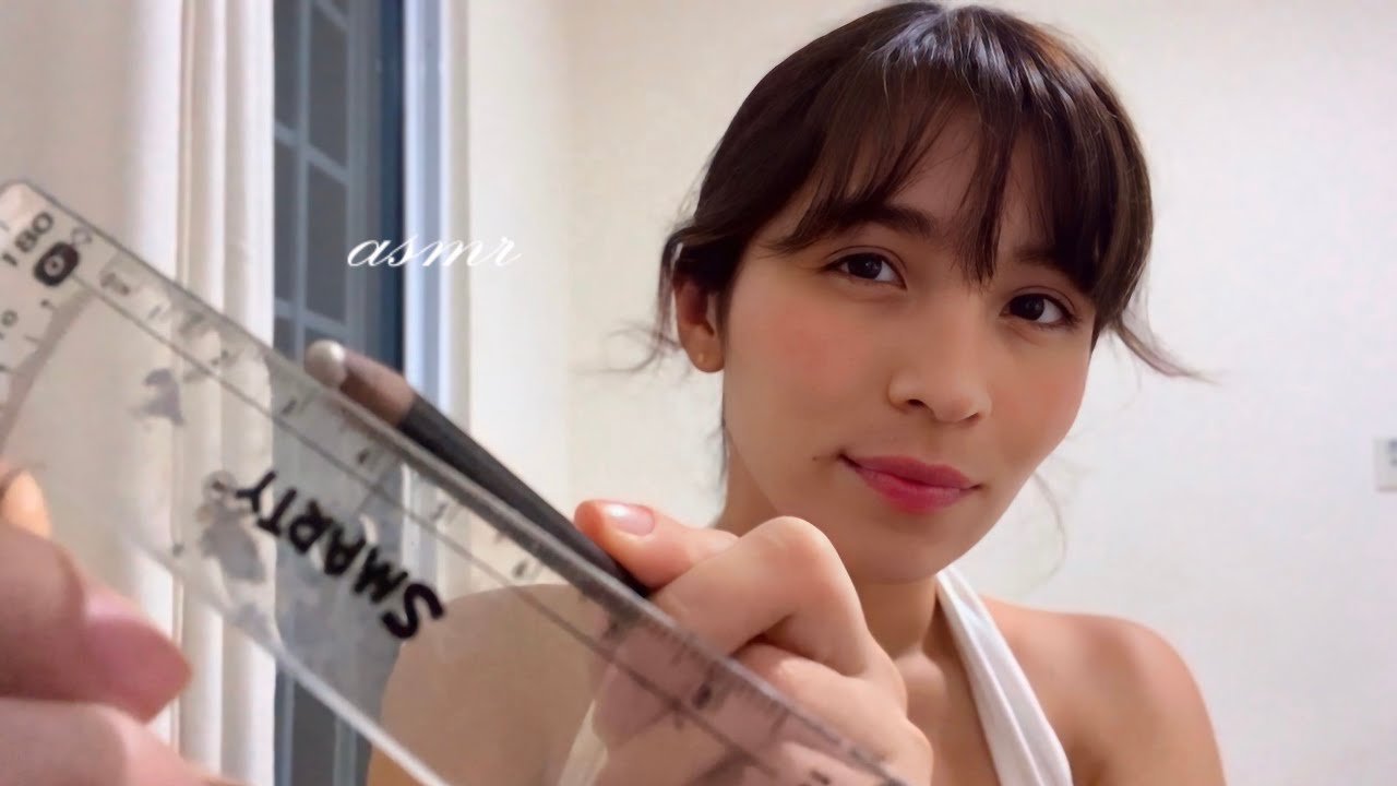 ASMR NOVIA depila tus cejas 💕| atención personal