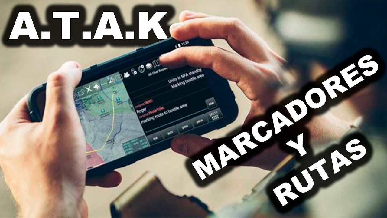 Cómo crear marcadores y rutas en ATAK: Guía paso a paso