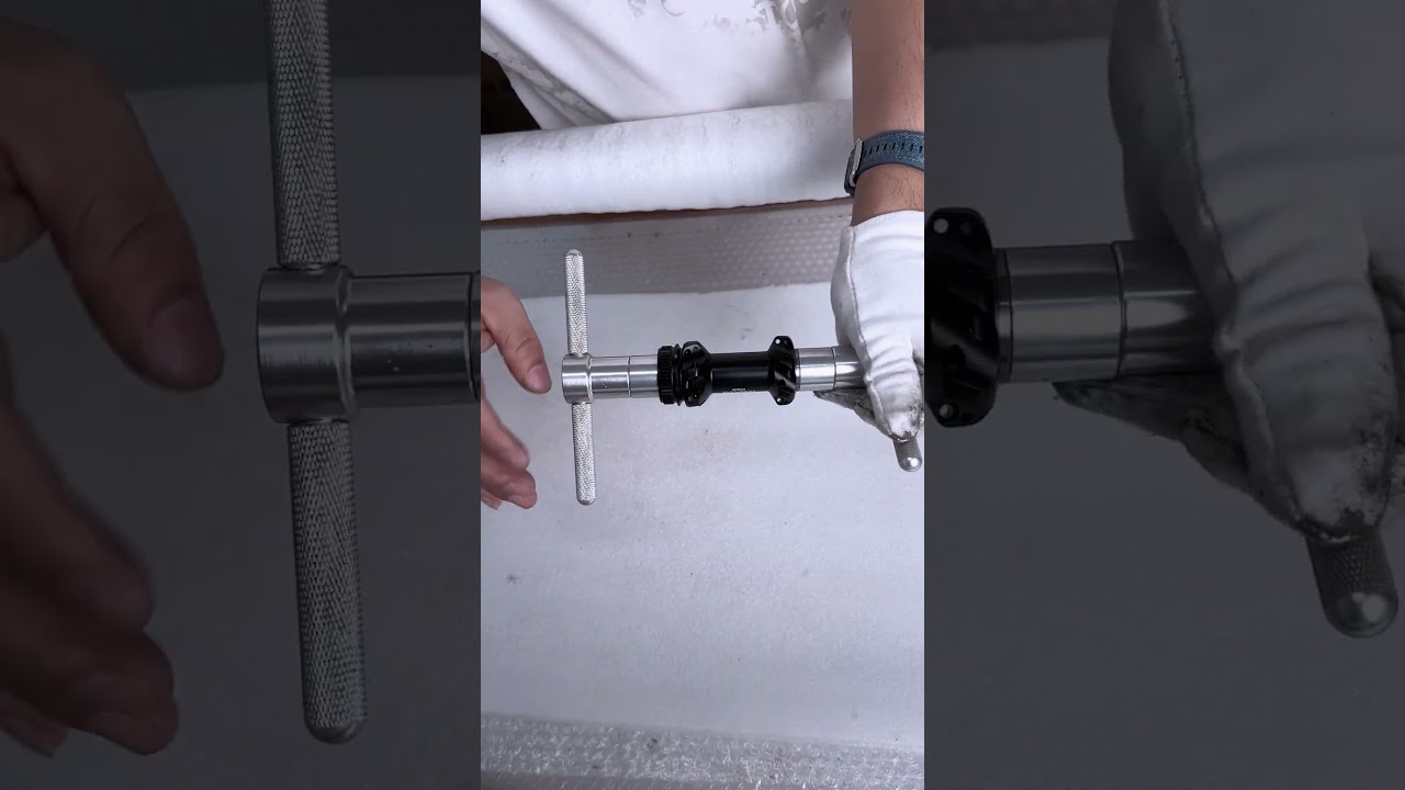 D28 Hub Maintenance Installing the Front Hub Bearing.