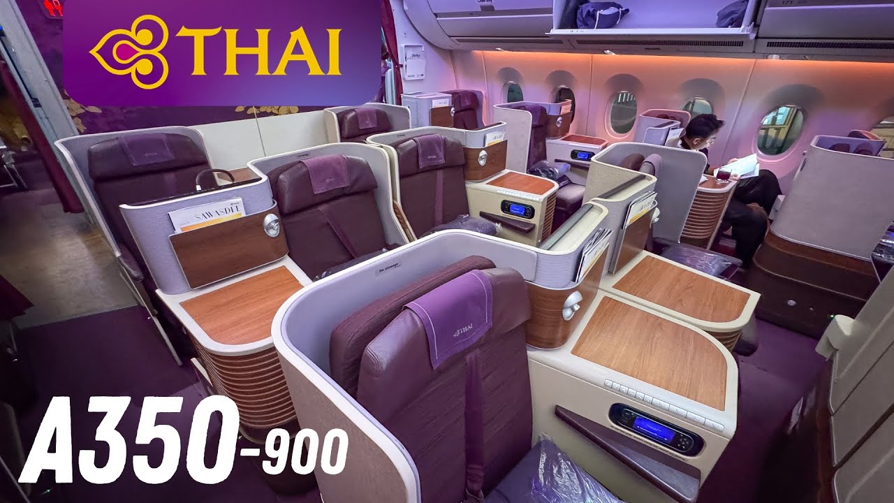 THAI Airways A350 BUSINESS CLASS Tokyo Haneda to Bangkok | Aviation Geeks