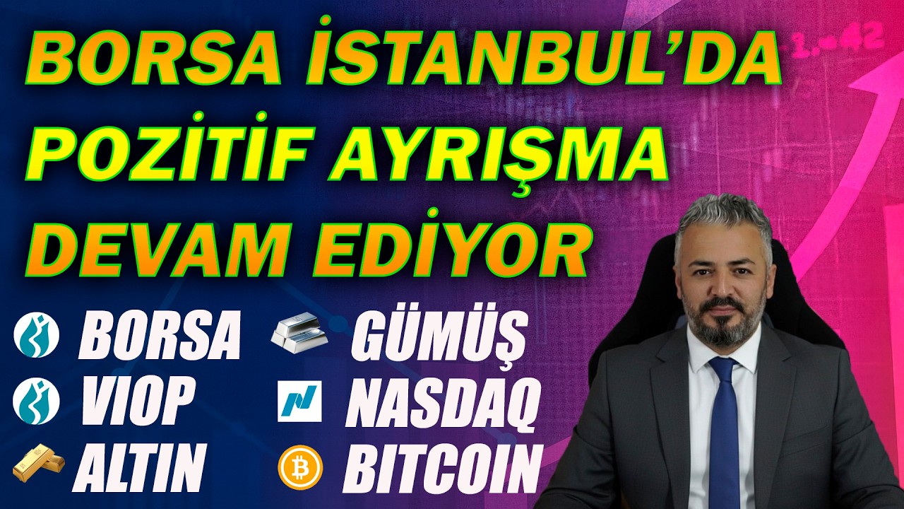 İKİ SAATLİK DESTEKLER ÇOK ÖNEMLİ | #borsa #viop #altın #gümüş #nasdaq #bitcoin