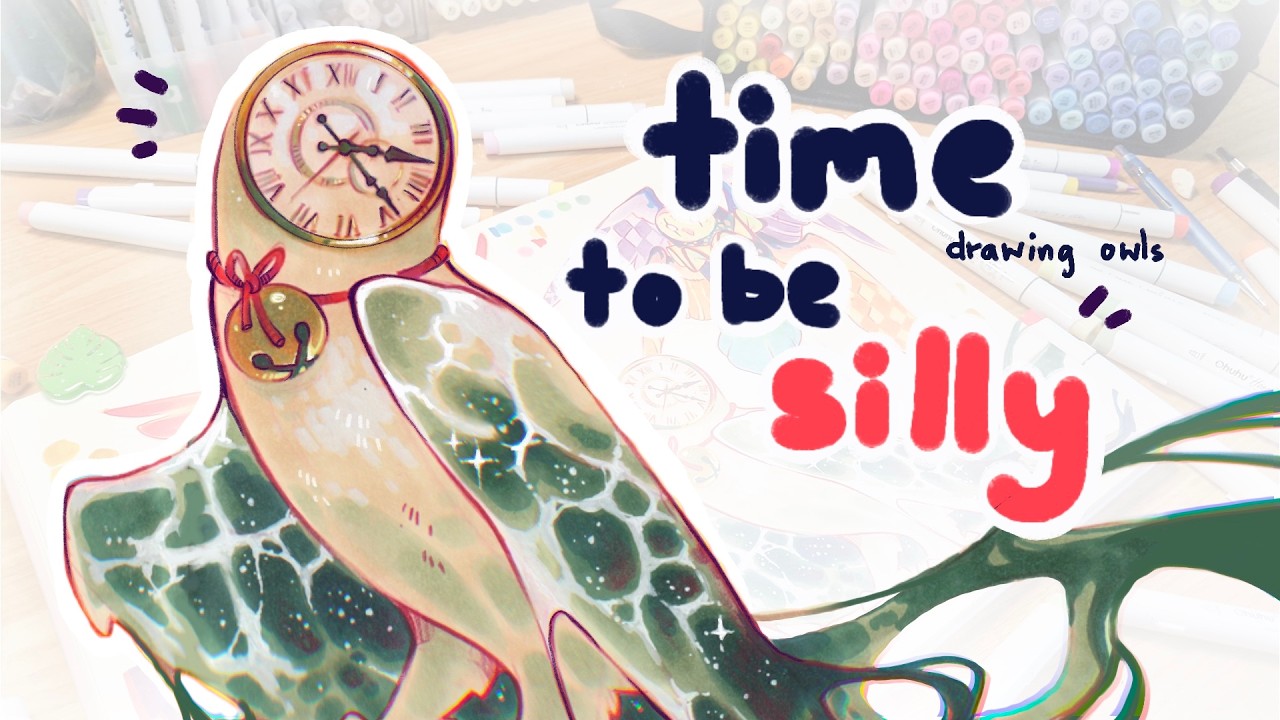 draw with me || mixing owl designs