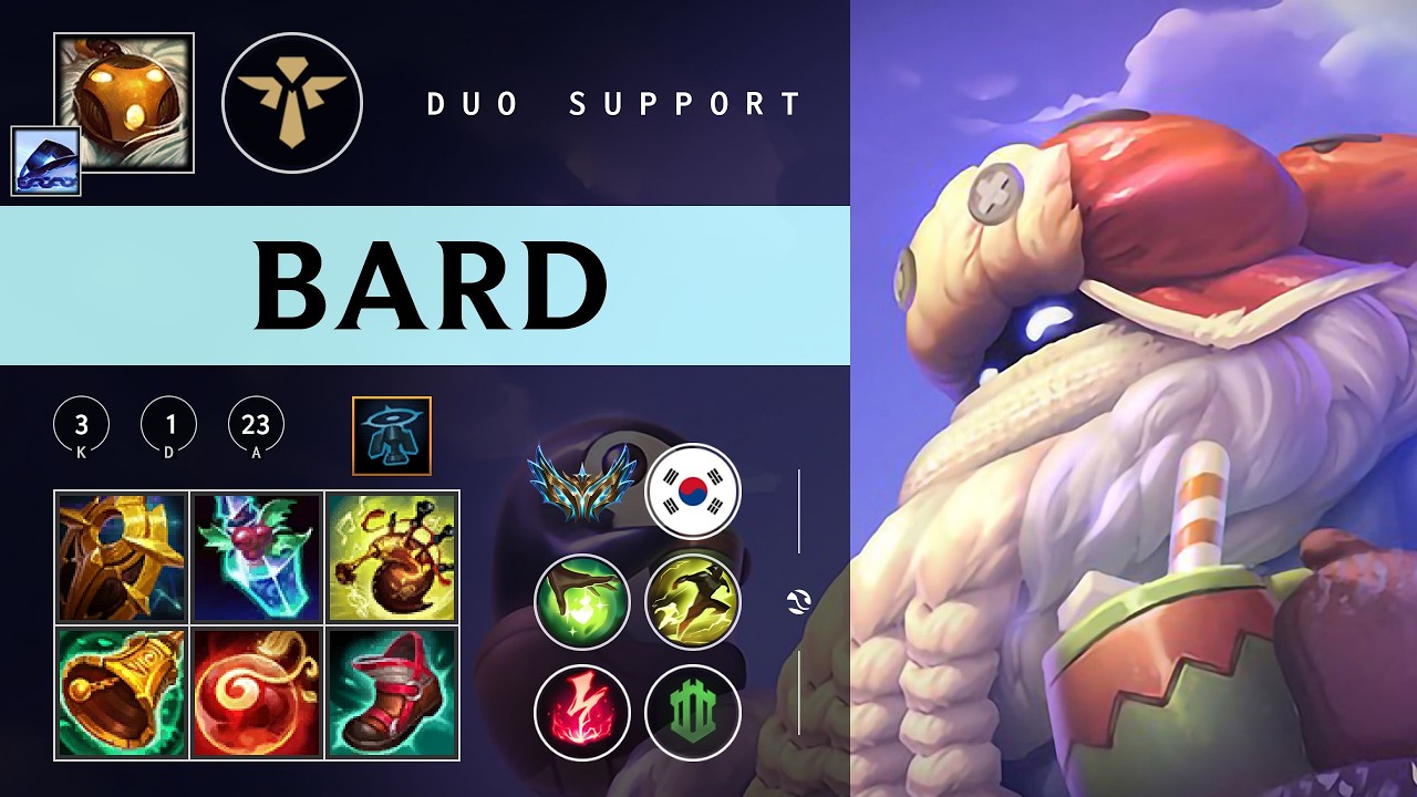 Bard Support vs Nautilus - KR Challenger Patch 26.04
