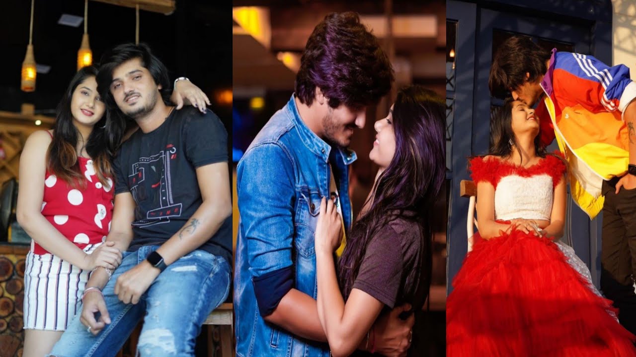 Divya Upadhyay & 💏 Pj Love Video | Pj Divya Love Story Video | Yes Moj Just Trending |