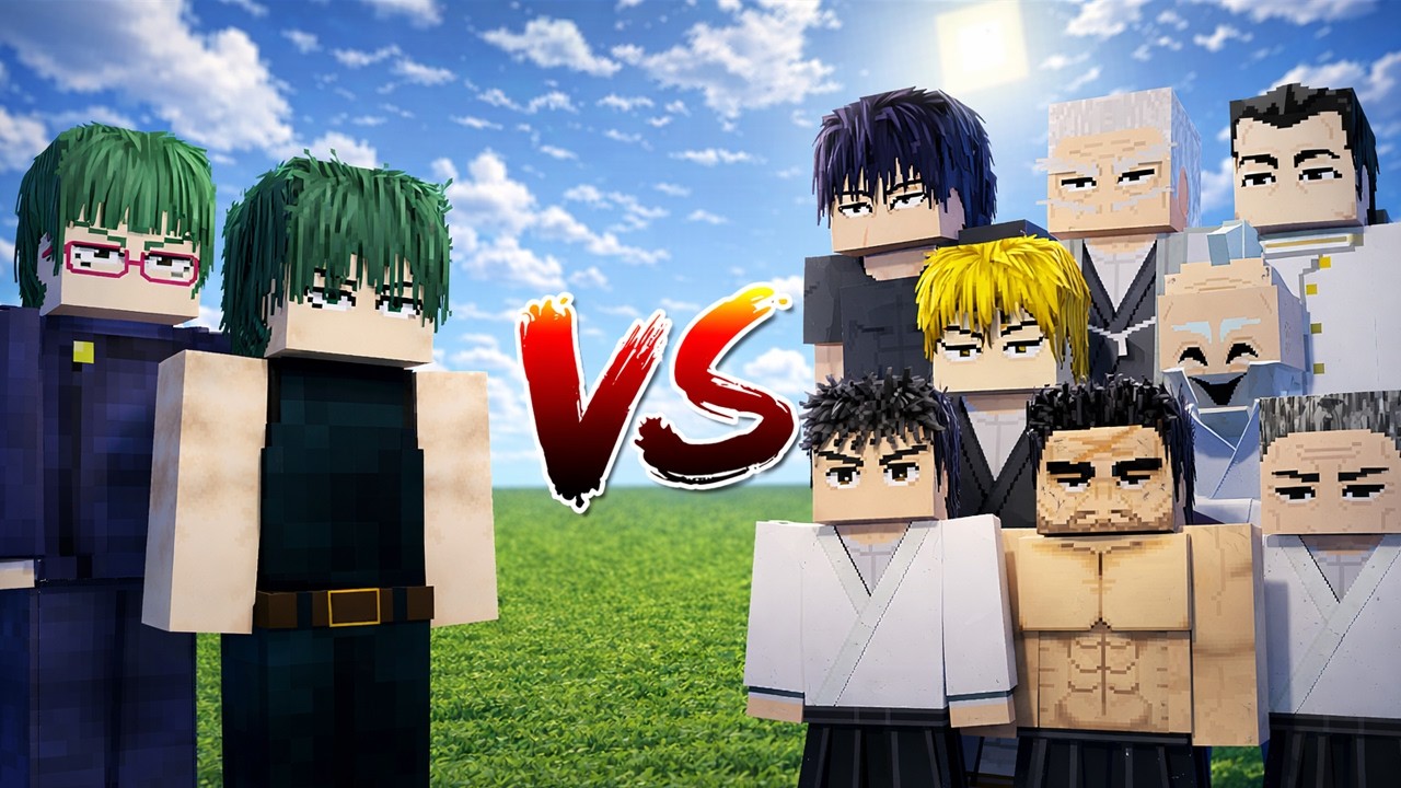 Young & AWAKENED Maki vs Zenin Clan