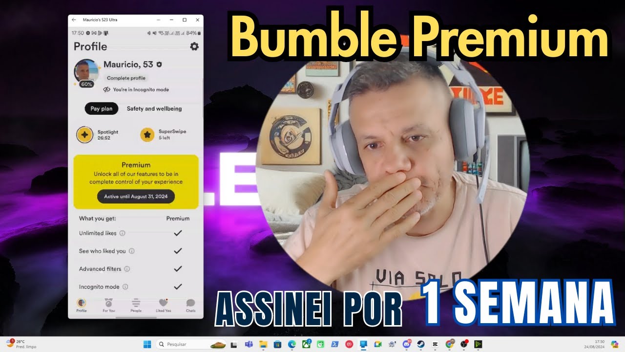 COMPREI O BUMBLE PREMIUM POR UMA SEMANA | ME ARREPENDI