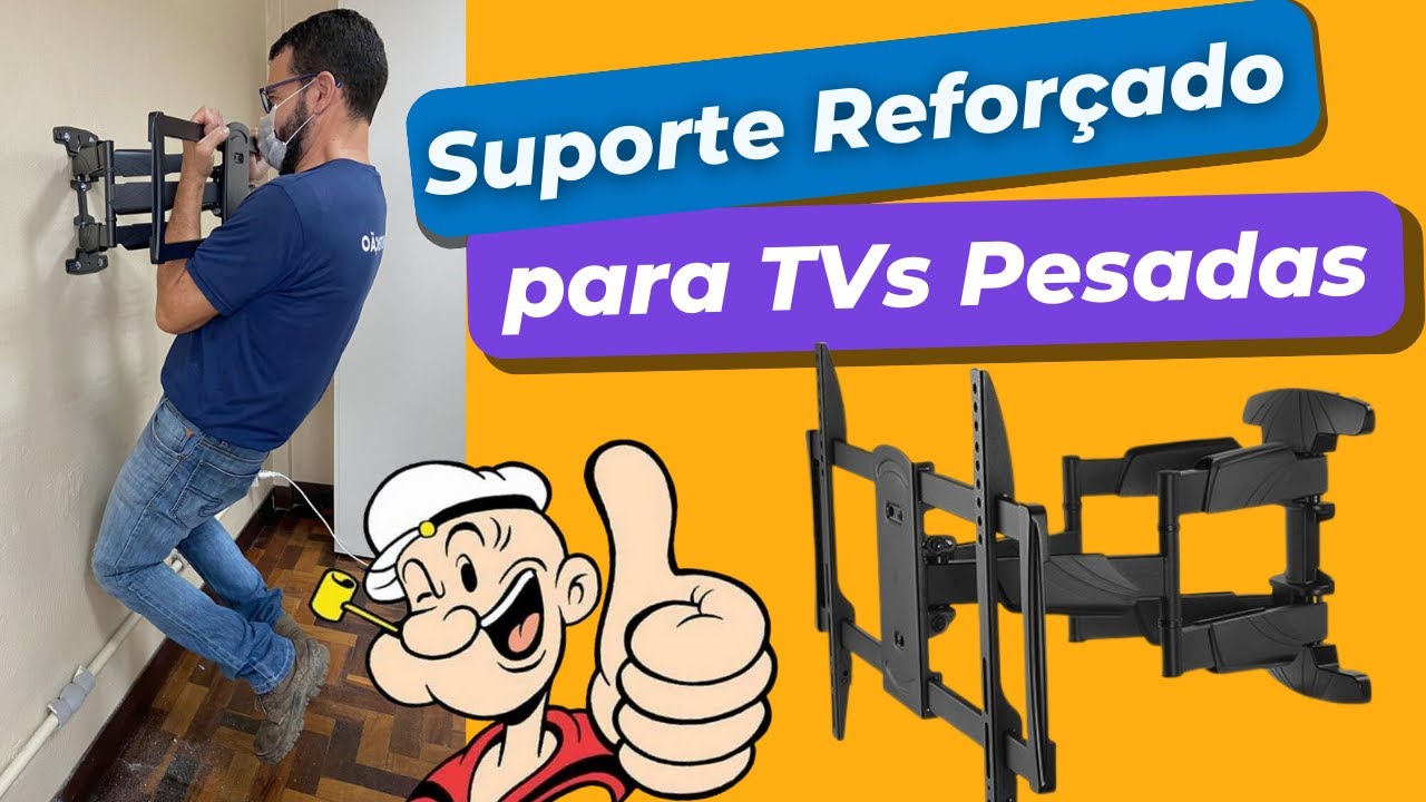 Suporte Articulado FT-6448P Fixatek Para TV 70 Polegadas Phillips Serie 6700