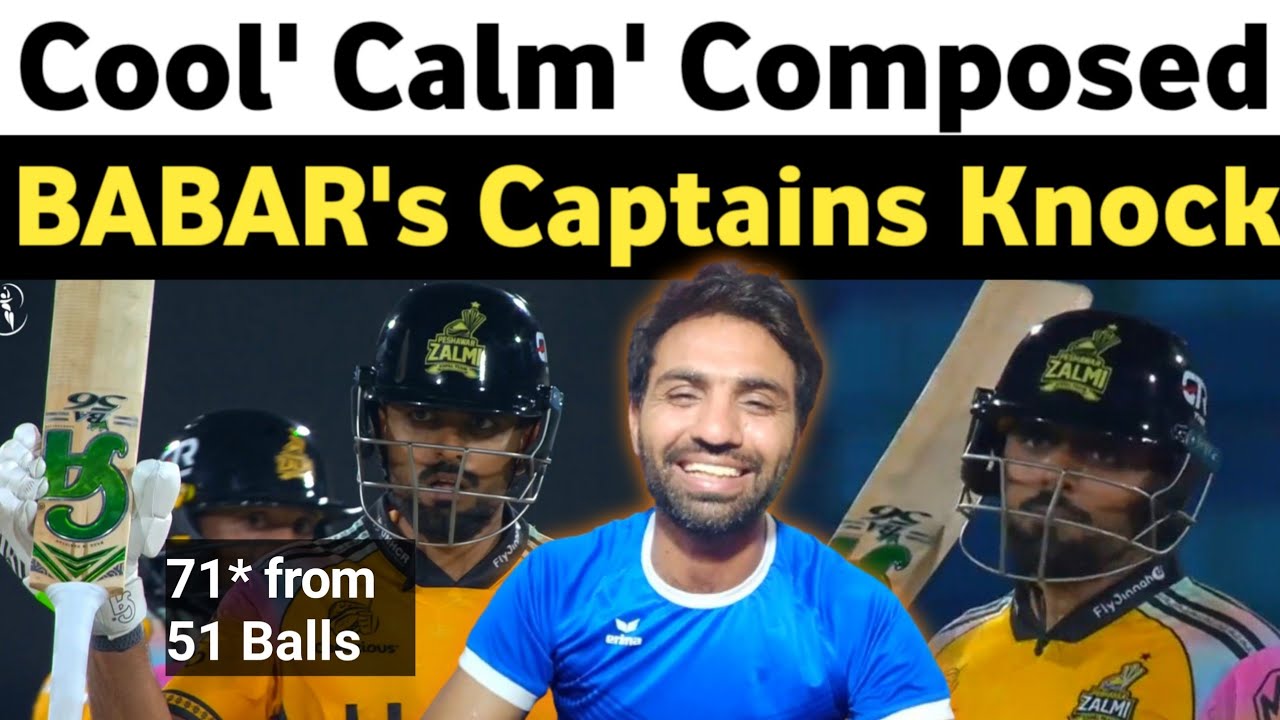 Cool' Calm & Composed | BABAR AZAM Played Captain's Knock 💪 71* from 51 Balls With 10 Fours 👑