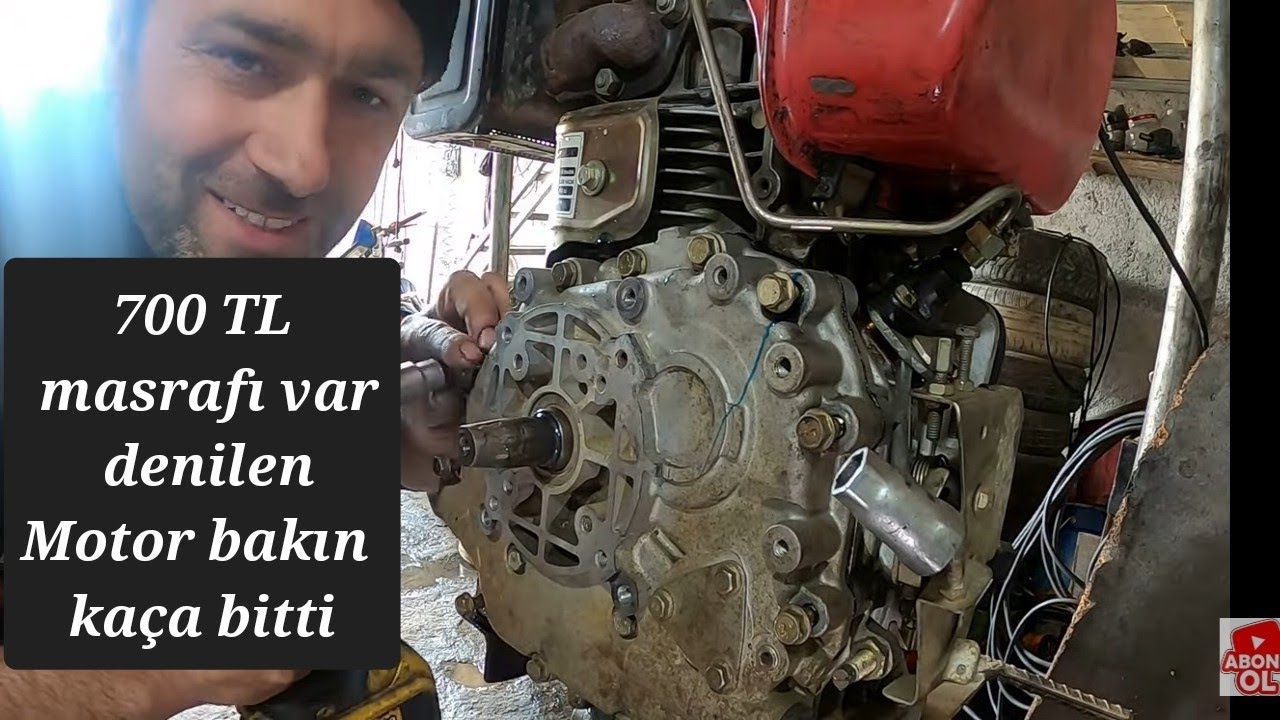 700 tl Masrafı var denilen 7hp Dizel Çapa Makinesi Motoru bakın kaça bitti