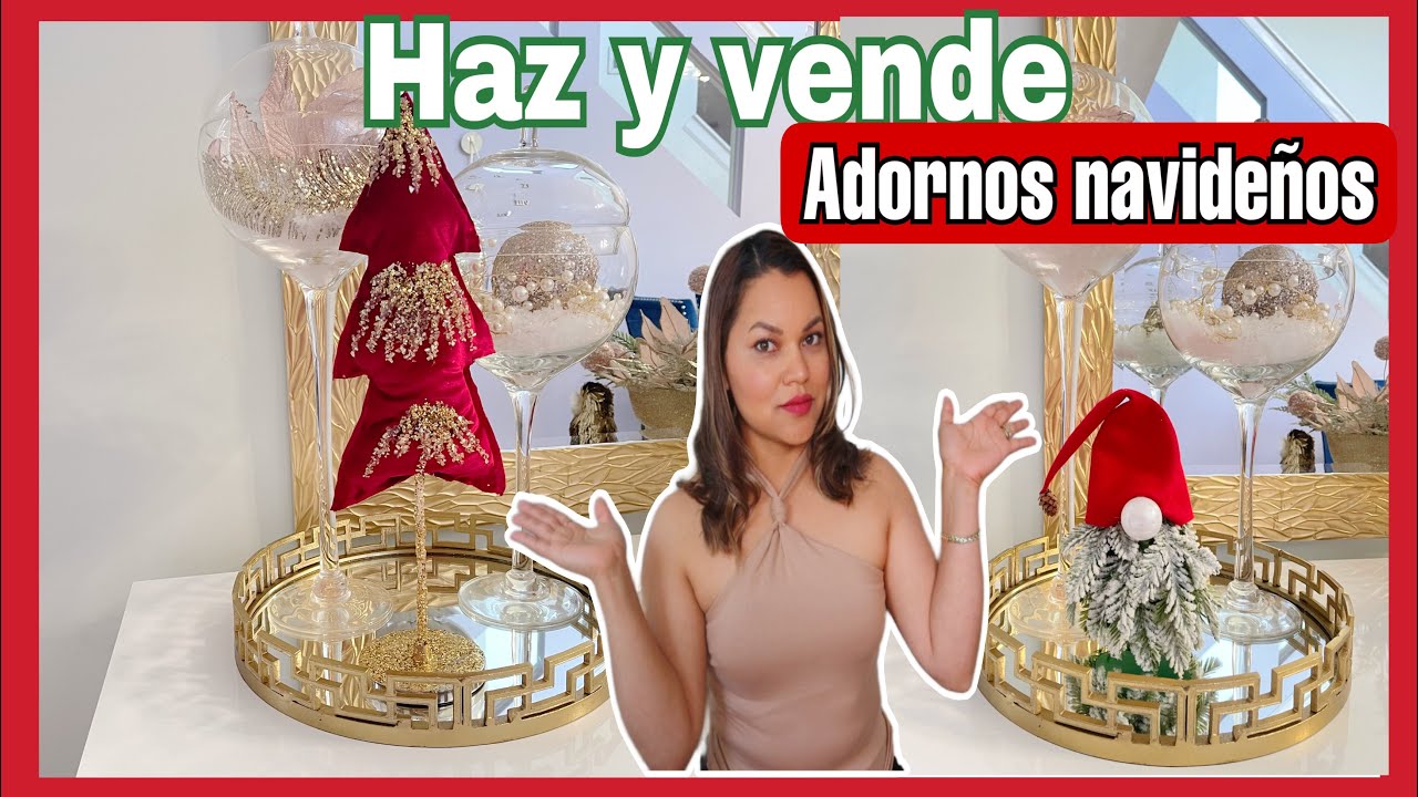 haz y vende adornos navideños /Navidad Ideas Para Regalo/Navidad Ideas Para El Hogar